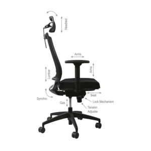 Bolt High Back Mesh Swivel Chair